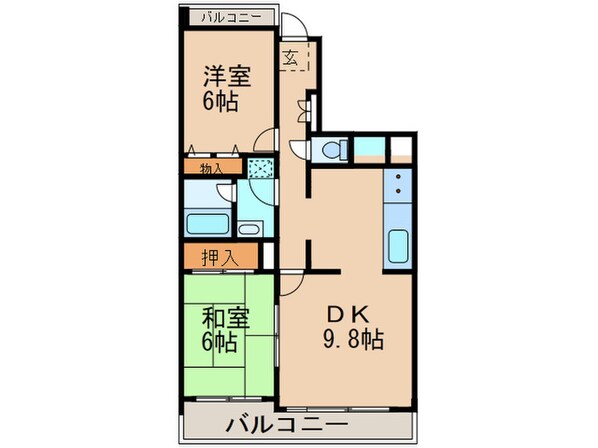 クレスの物件間取画像